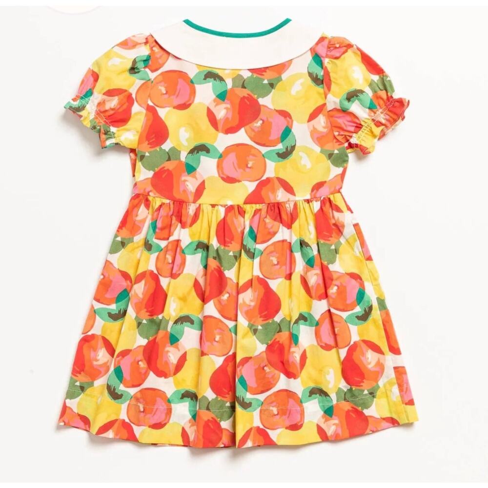 NWT Finding Foxtale Apple Pie Dress Watercolor Apple Print Size 6 - Picture 4 of 6